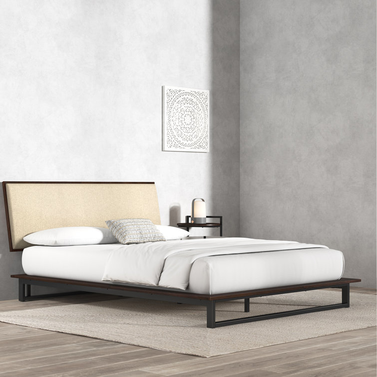 Wayfair upholstered store bed king